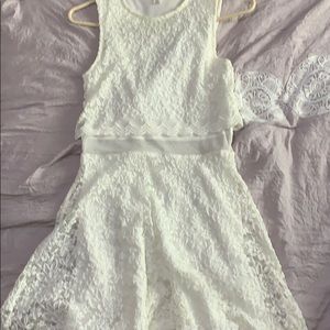 White lace dress